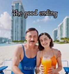 The good ending Meme Template