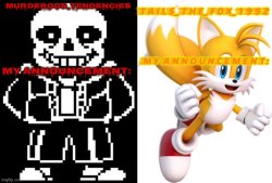 Tails and murderous Meme Template