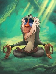 Rafiki meditation Meme Template