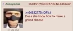 does she know how to make a grilled cheese Meme Template