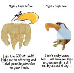 Mighty eagle Meme Template