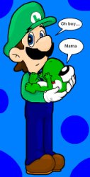 Mama Luigi (drawn by Nintendrawer) Meme Template