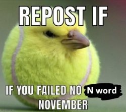 Repost if n word Meme Template