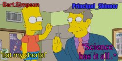 Bart and Skinner temp Meme Template