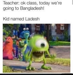 Kid named ladesh Meme Template