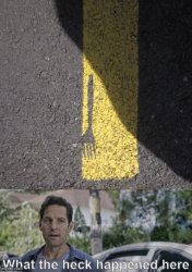 There's a literal fork in the road Meme Template