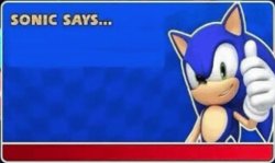 Sonic Says Meme Template