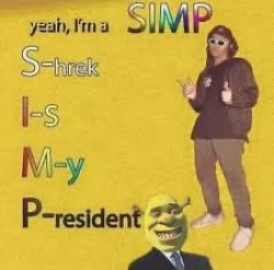Yeah I’m a simp Meme Template