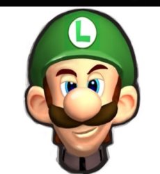 Confident Luigi Meme Template