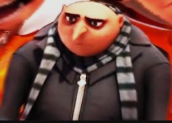 Depressed Gru Meme Template