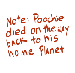 Simpsons Note Poochie Died Transparent Background Meme Template