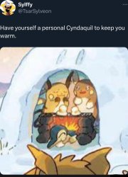 Cyndaquill fire Meme Template