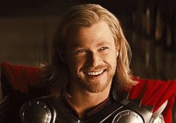 THOR SMILING Meme Template