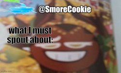 SmoreCookie announcement template Meme Template