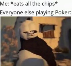 Everyone playing poker Meme Template