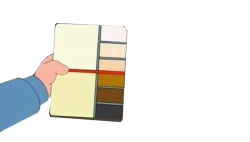 skin-color chart overlay Meme Template