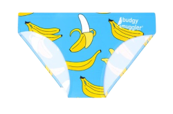 Budgy Smuggler Blue Banana Meme Template