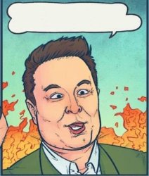 ELON MUSK CARTOON CROSS EYED Meme Template