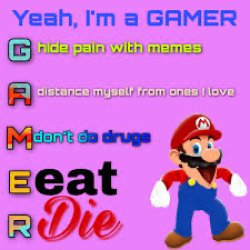 Yeah I’m a gamer Meme Template