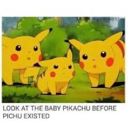 Baby pika Meme Template