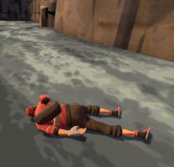 Scout dead in a river Meme Template