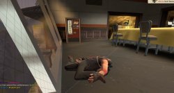 Sniper dead in a cliffside dining room Meme Template