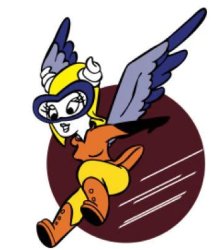 Fifinella WASP pilot logo WWII Avenger Field JPP Meme Template