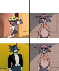 Tom and Jerry Meme Template