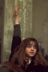 Hermione Hand Raised Meme Template