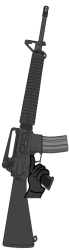 Hand Welding a Colt M16A3 Meme Template