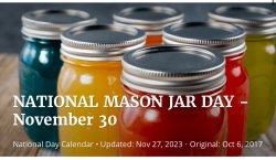 National Mason Jar Day Meme Template