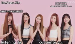 NewJeans announcement temp v0.2 Meme Template
