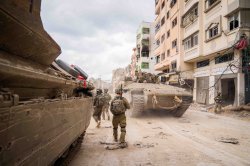 Gaza under IDF Meme Template