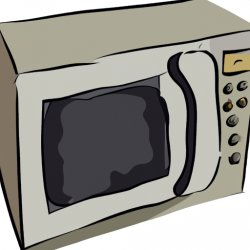 a microwave. Meme Template