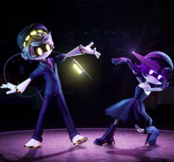 Prom w/ N and Uzi Meme Template