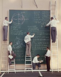 Math professors big chalkboard Meme Template