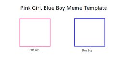Pink Girl Blue Boy Meme Template Meme Template