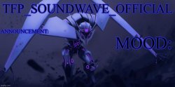 TFP_SOUNDWAVE announcement Meme Template