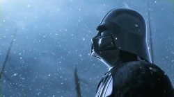 Darth Vader in the snow Meme Template