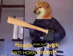 Bonk gun Meme Template