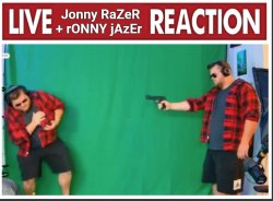 Live Jonny RaZeR + rONNY jAzEr Reaction Meme Template