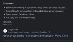 Gooner syndrome Meme Template