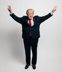 Trump full body Meme Template