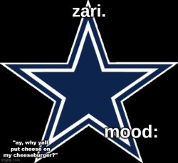 zari.'s Dallas Cowboys announcement temp Meme Template