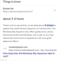 Ahhhh yes Monterey Bay is known for about 3-4 hours Meme Template