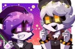N and Uzi - BFFS Meme Template