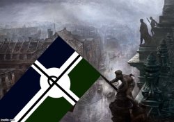 Eroican/Pro-Fandom War-Flag on Reichstag Meme Template