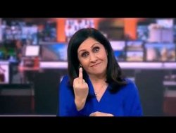 Rude newsreader Meme Template