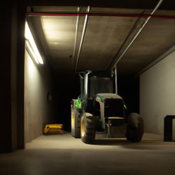 traktor locked in basement Meme Template
