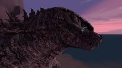Godzilla is sad Meme Template